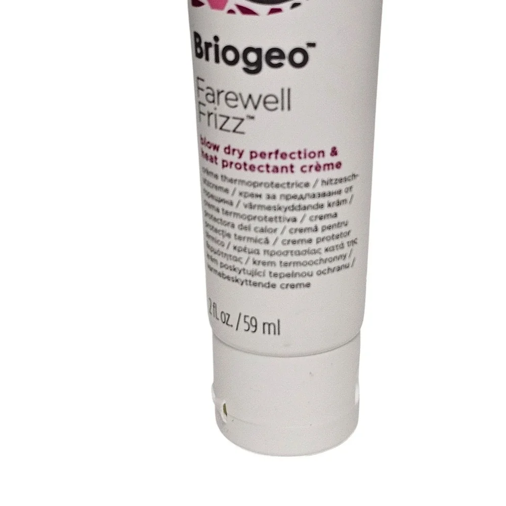 Briogeo Farewell Frizz Blow Dry Perfection Heat Protectant CREME 2 fl.oz Sealed